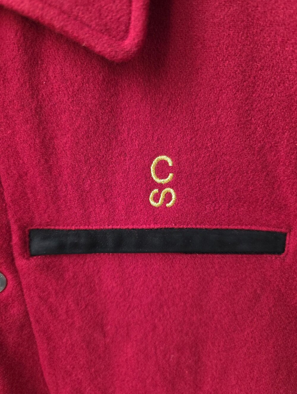 Wrangler Twenty X Calgary Stampede Rodeo Red Wool Lined Vest XL - Picture 3 of 10